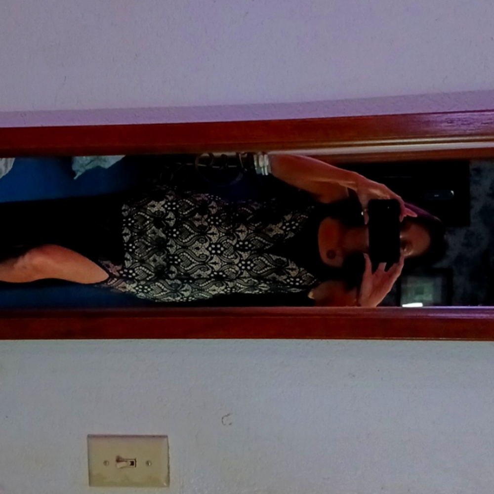 See through dress